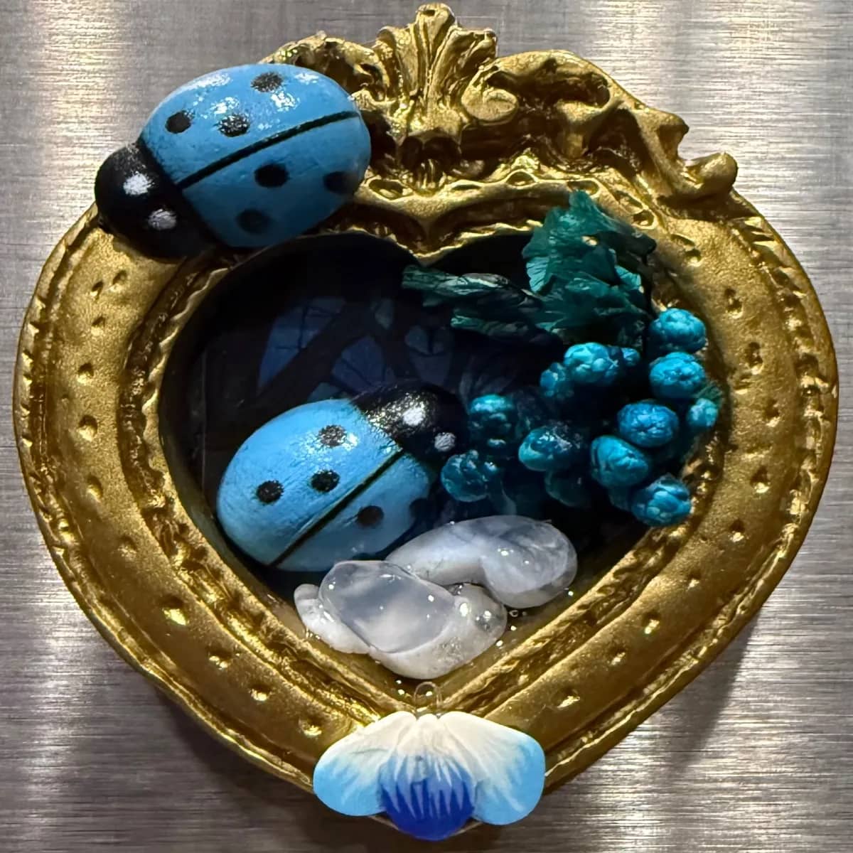 Ladybug Scene Magnet