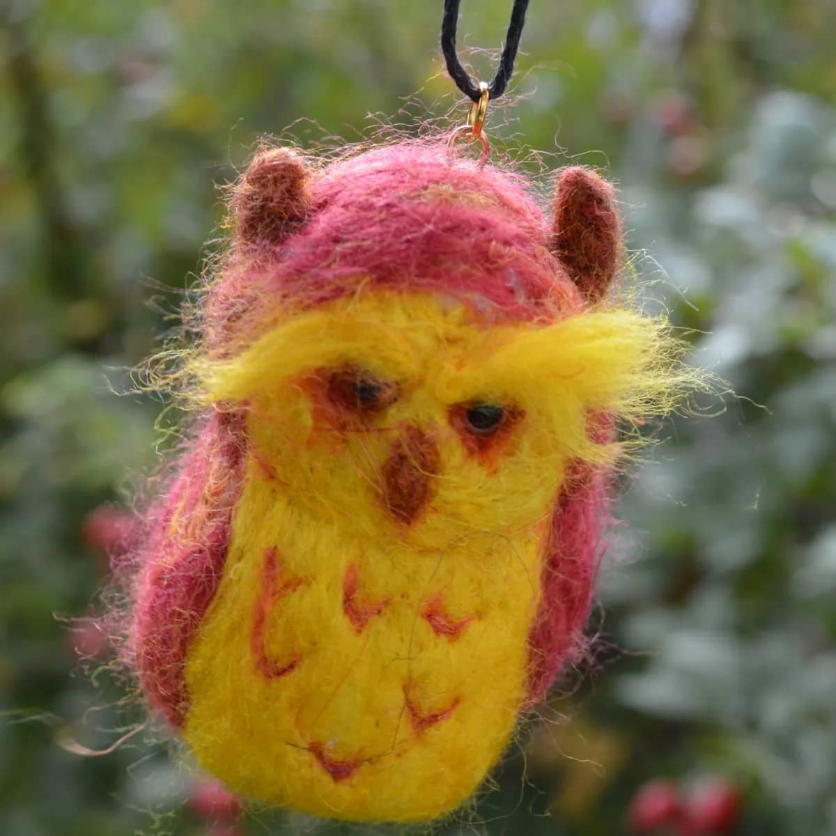 Devil Owl soft sculpture