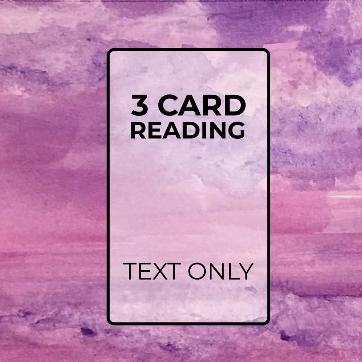3 Card Reading - Text Only