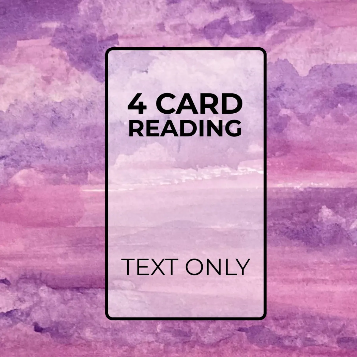 4 Card Reading - Text Only