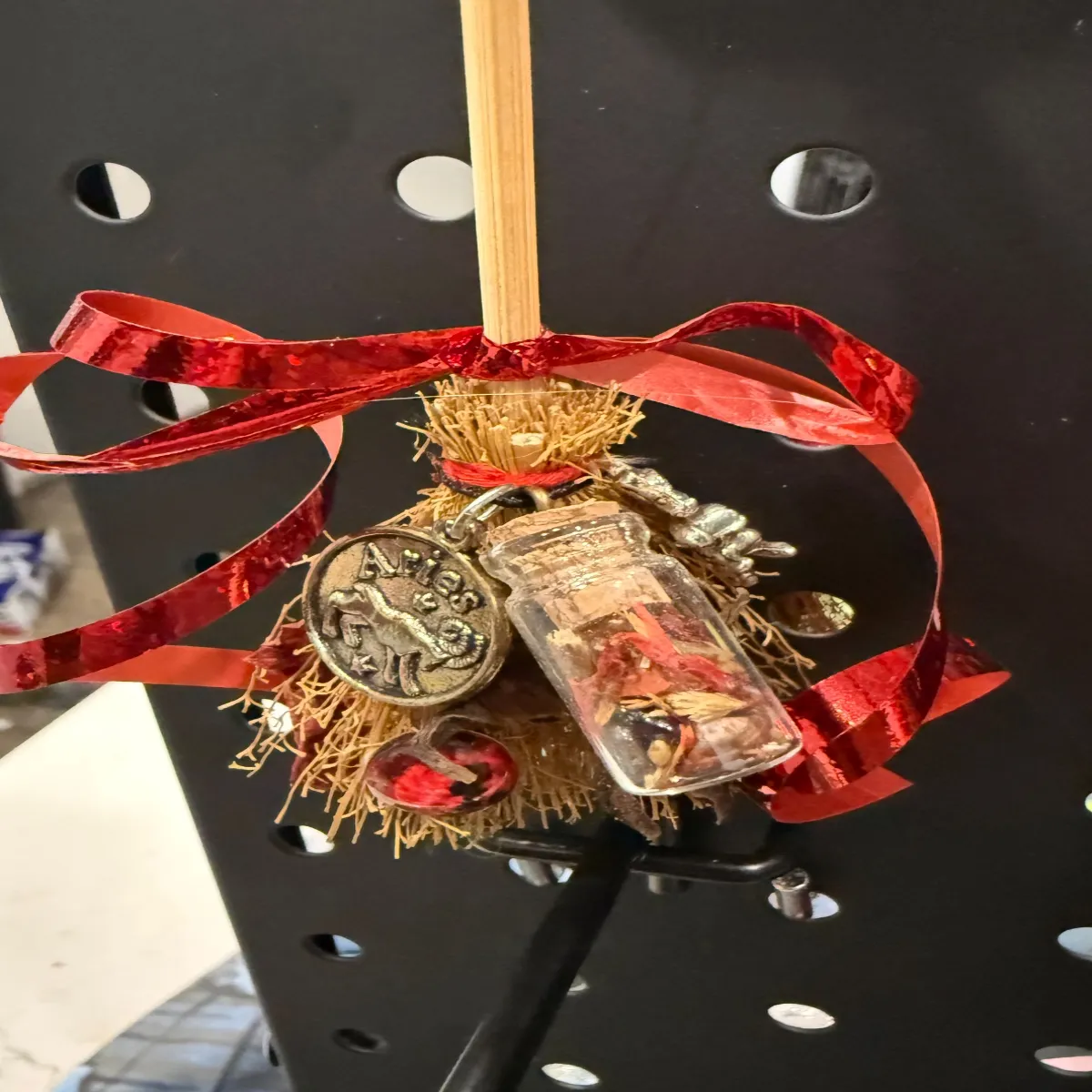 Aries Zodiac Tiny Besom - Image 1