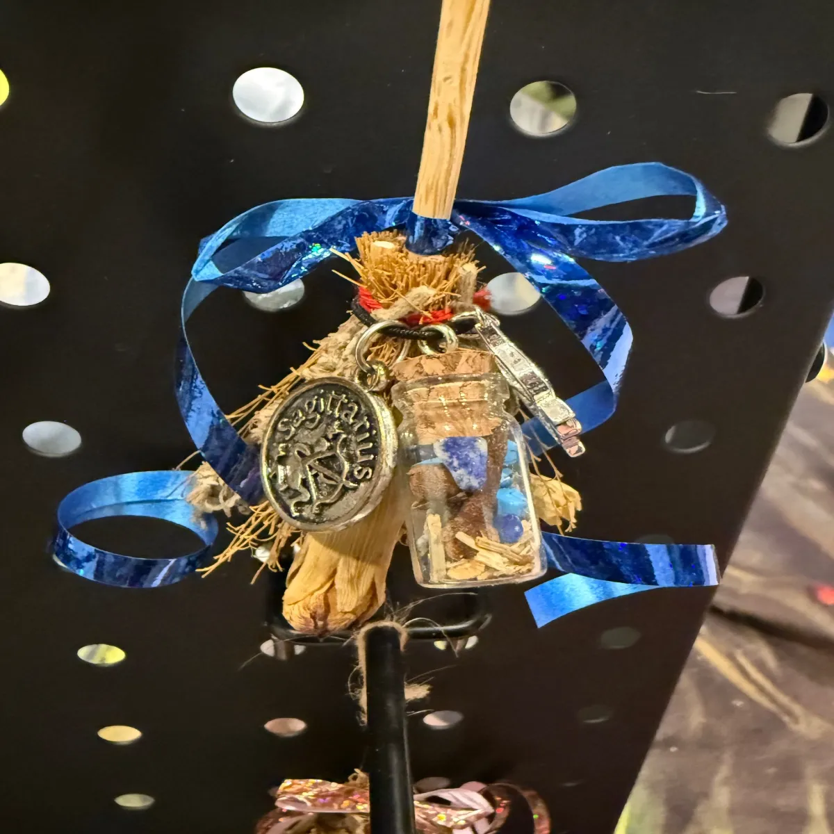 Sagittarius Zodiac Tiny Besom - Image 1