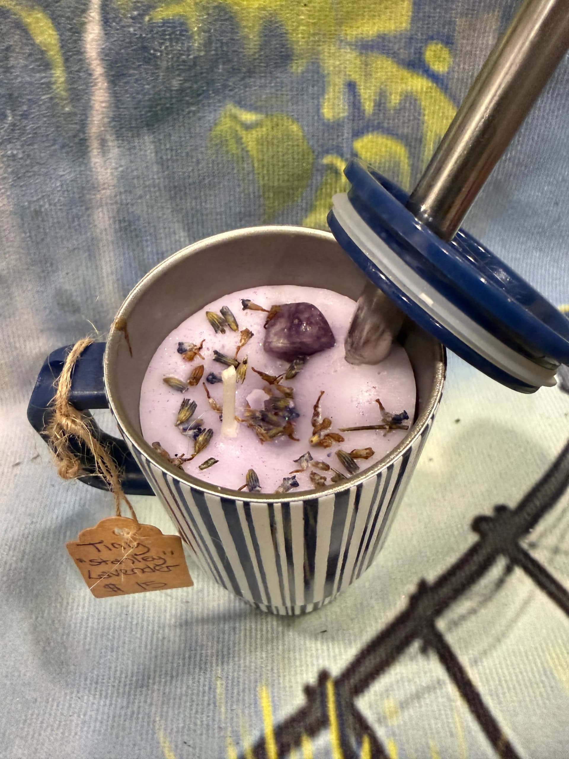 Tiny Tumbler Lavender Candle - Image 1
