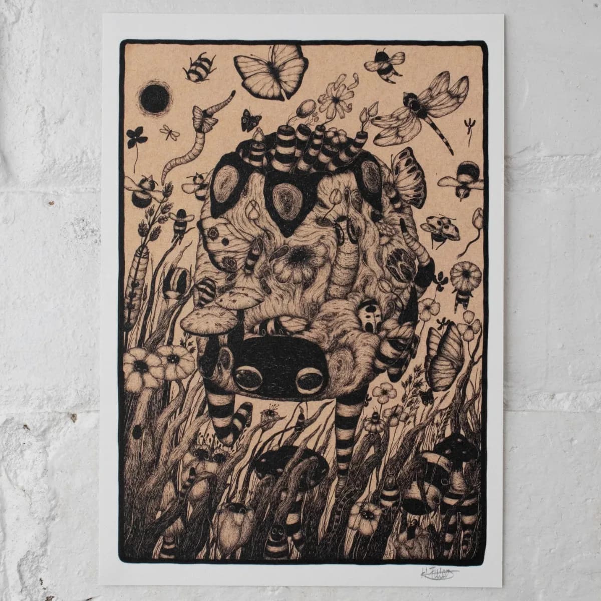 A5 Art Print - '..The Forager..' - Image 1