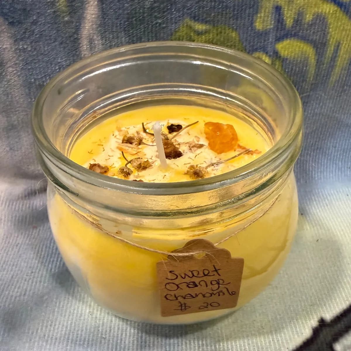 Sweet Orange Chamomile Jar Candle - Image 1
