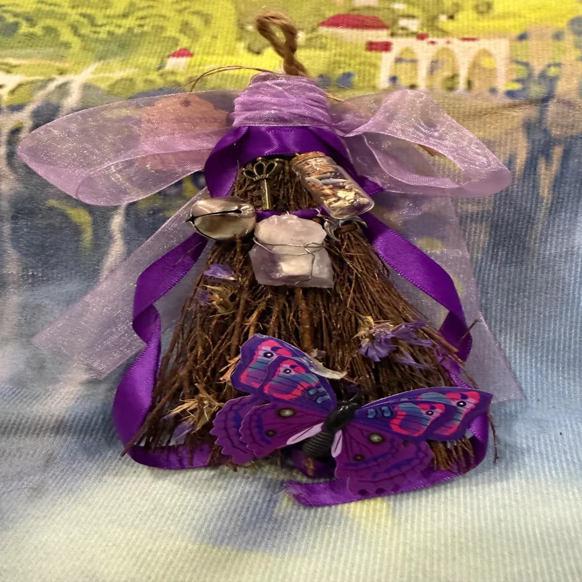 Mini Besom - Purple - Image 1