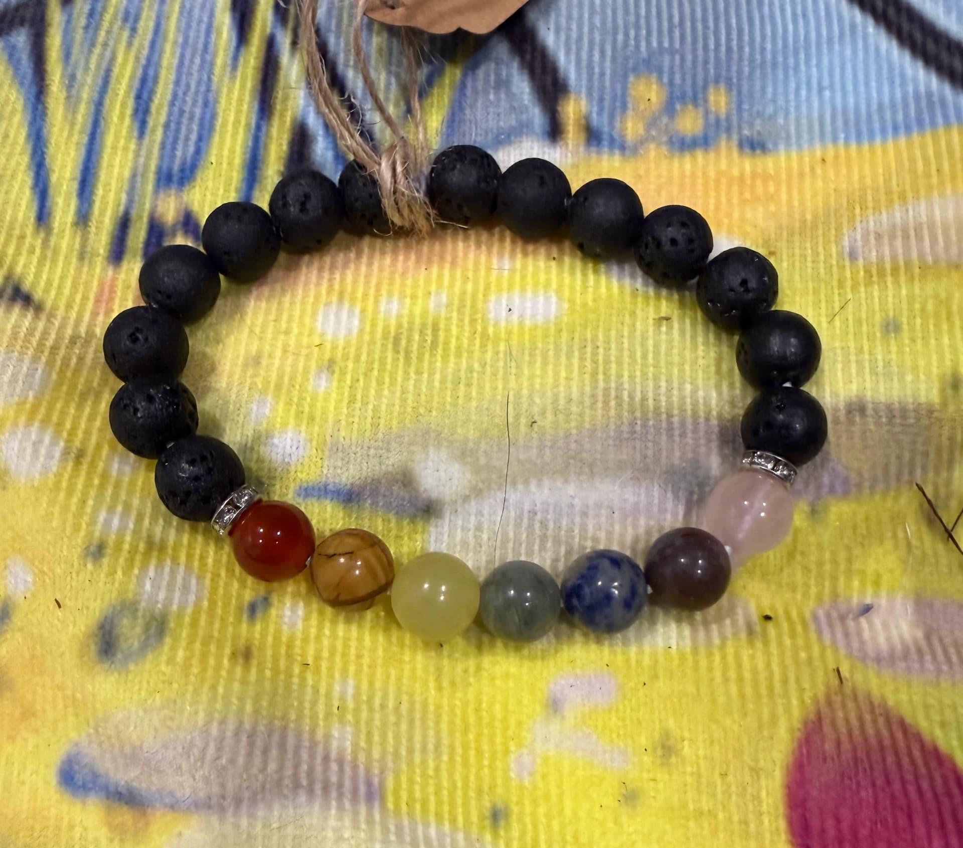 Lava Rock Chakra Bracelets - Image 1