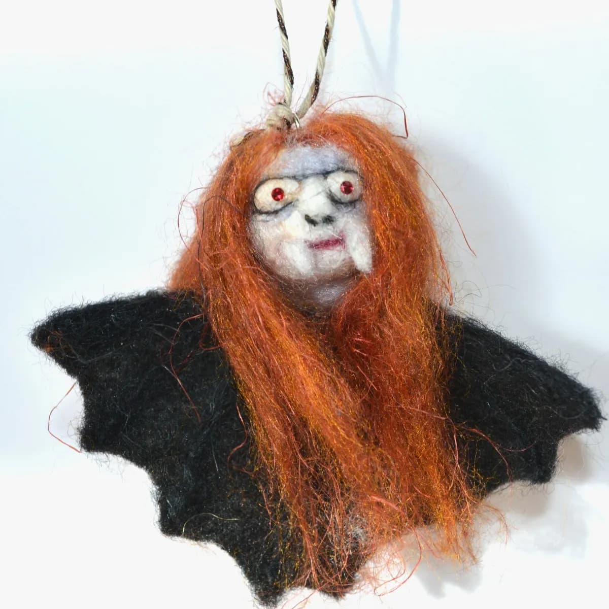 Countess Bathory needle felted female vampire thumbnail 3