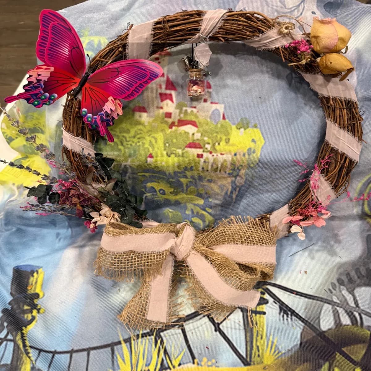 Wreath - Pink - Image 1