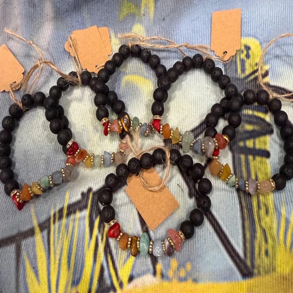 Lava Rock Chakra Bracelets 2 thumbnail 2