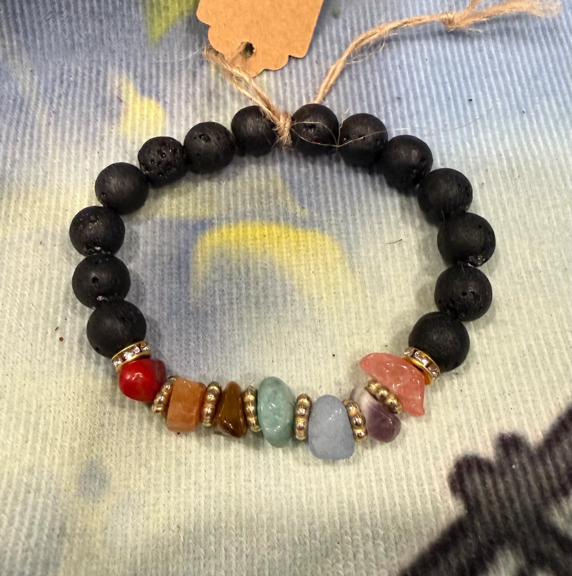Lava Rock Chakra Bracelets 2 - Image 1