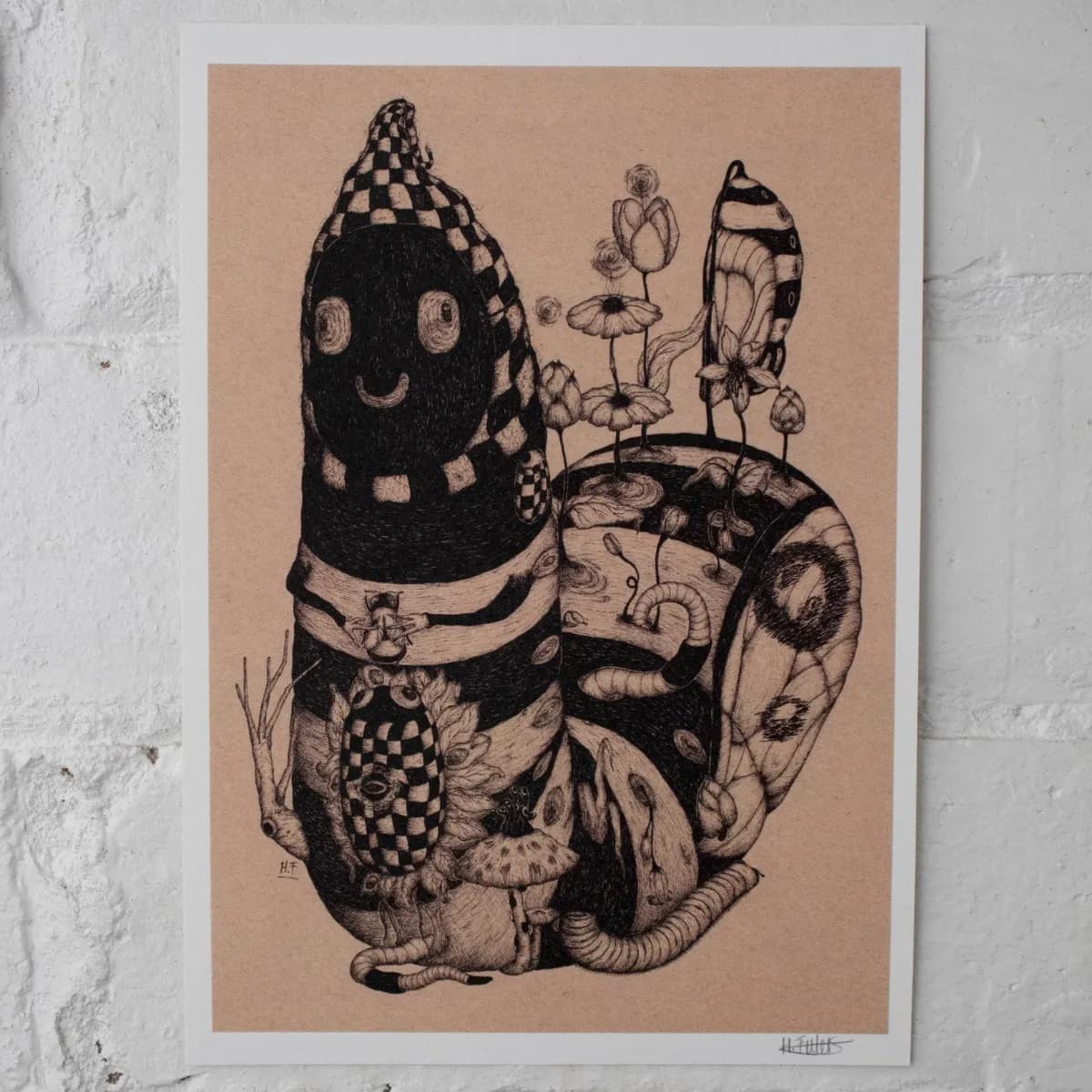 A5 Art Print - '..A Living Thing..' - Image 1