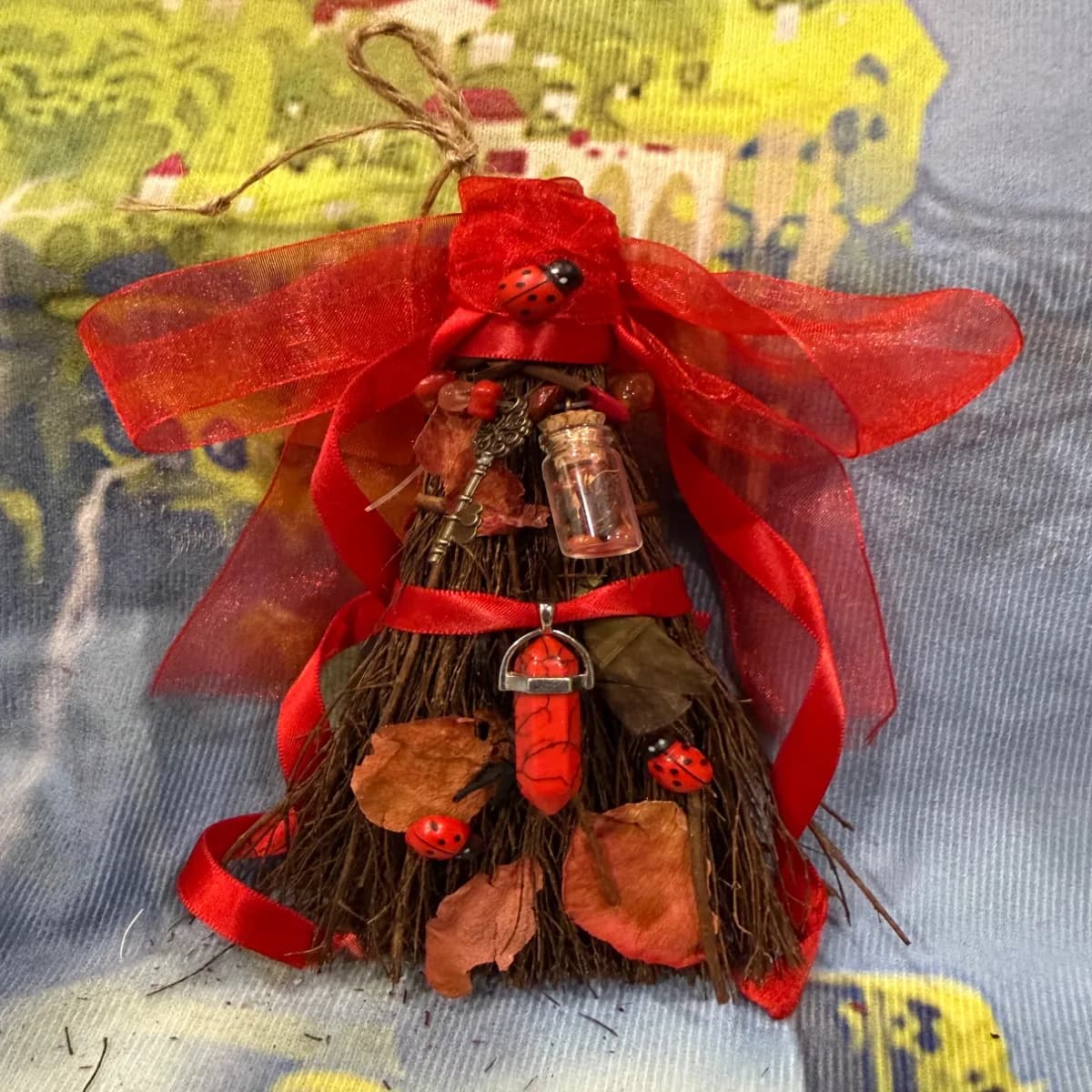 Mini Besom - Red - Image 1