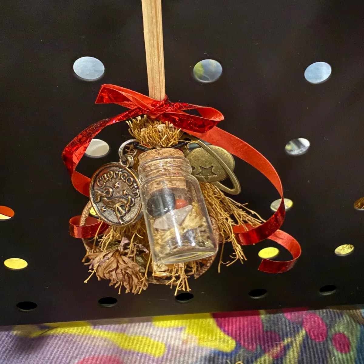 Capricorn Zodiac Tiny Besom - Image 1