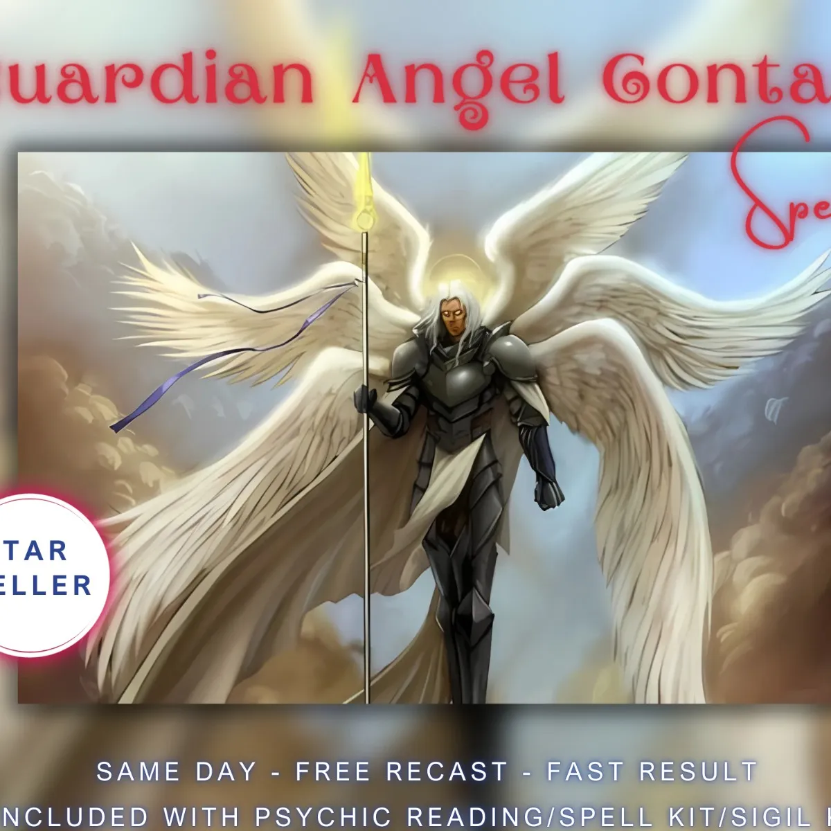 Guardian Angel Contact Spell Included With Psychic Reading. - Image 1